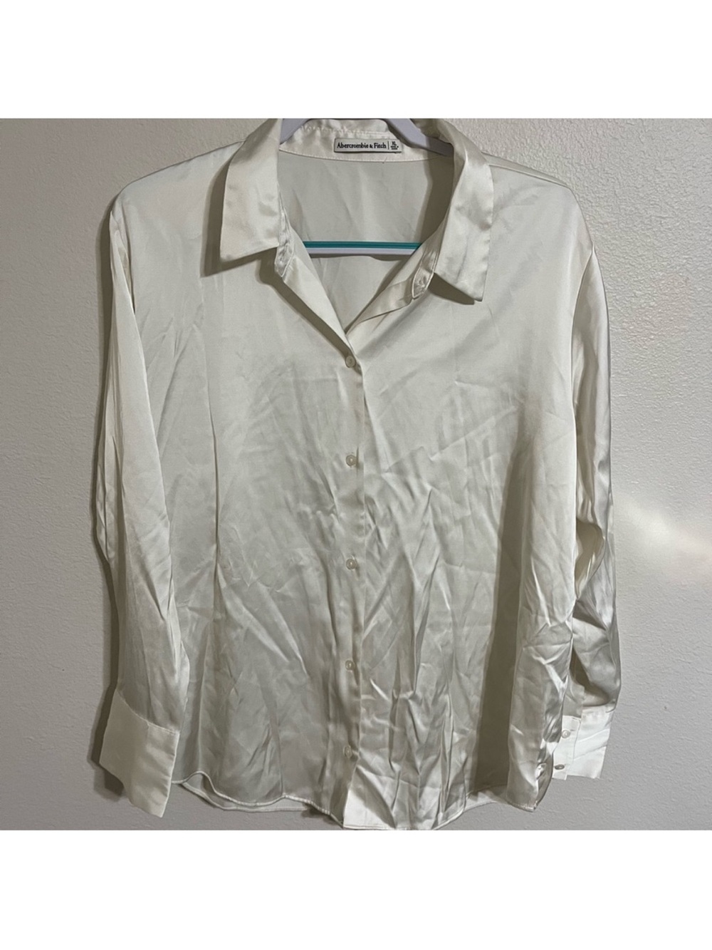 Abercrombie & Fitch Pearl Satin Shirt